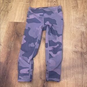 Target Girls All in Motion Purple Camo Active Leggings